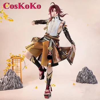 CosKoKo Shikanoin Heizou Косплей костюм игра Genshin Impact Модная красивая боевая форма Одежда для ролевых игр на Хэллоуин