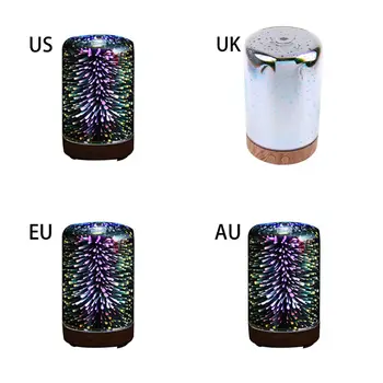 D0AB 3D Ночник Ультразвуковой диффузор эфирного масла AU US UK EU Aroma Arom