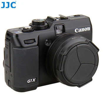 Автоматическая крышка объектива камеры JJC для CANON POWERSHOT G1X, черная, автоматическая самоподдерживающаяся защита объектива