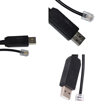 Адаптер USB к Rj11 Rj12 6P4C, кабель последовательного управления, кабель EQMOD для крепления Az-Gti, подключение к ПК для ручного управления
