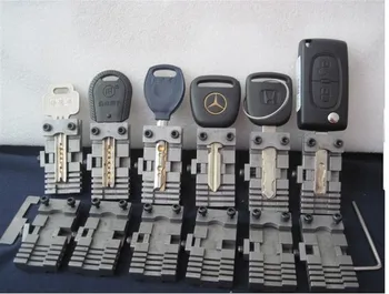 Универсальное приспособление для изготовления ключей Зажимные детали Слесарные инструменты для копирования ключей Для специальных ключей от автомобиля или дома