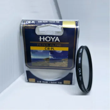 Фильтр с круговой поляризацией HOYA 55mm CPL / поляризатор CIR-PL для объективов фотокамер